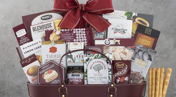 Food gift box with snacks
