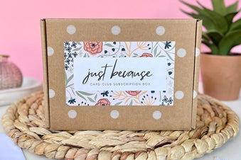 Just Because Greeting Card Club Subscription Box