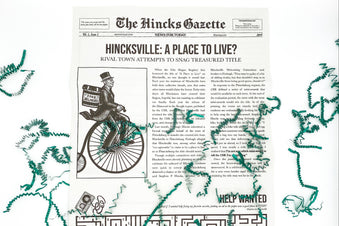 Puzzling Newspaper Subscription - The Hincks Gazette