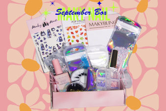 Makynail November Mystery Nail Box Exploring Box for her, Surprise Box for nail lover, Surprising Gift Box Monthly Subscription